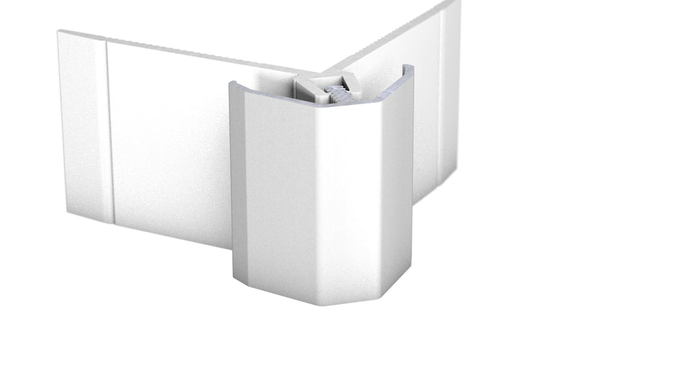 Profil für Wandpaneele Aussenecke silber 260cm