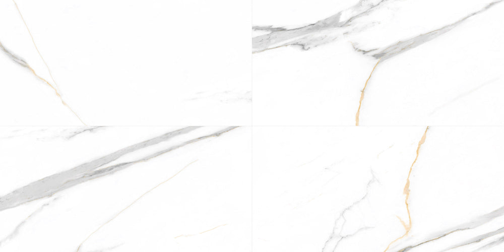 Wandpaneel Calacatta white glänzend
