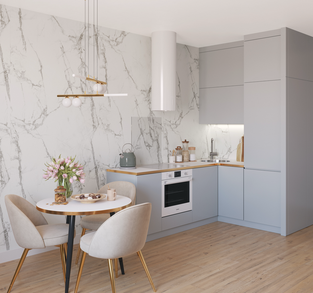 Wandpaneel Calacatta Snow XXL