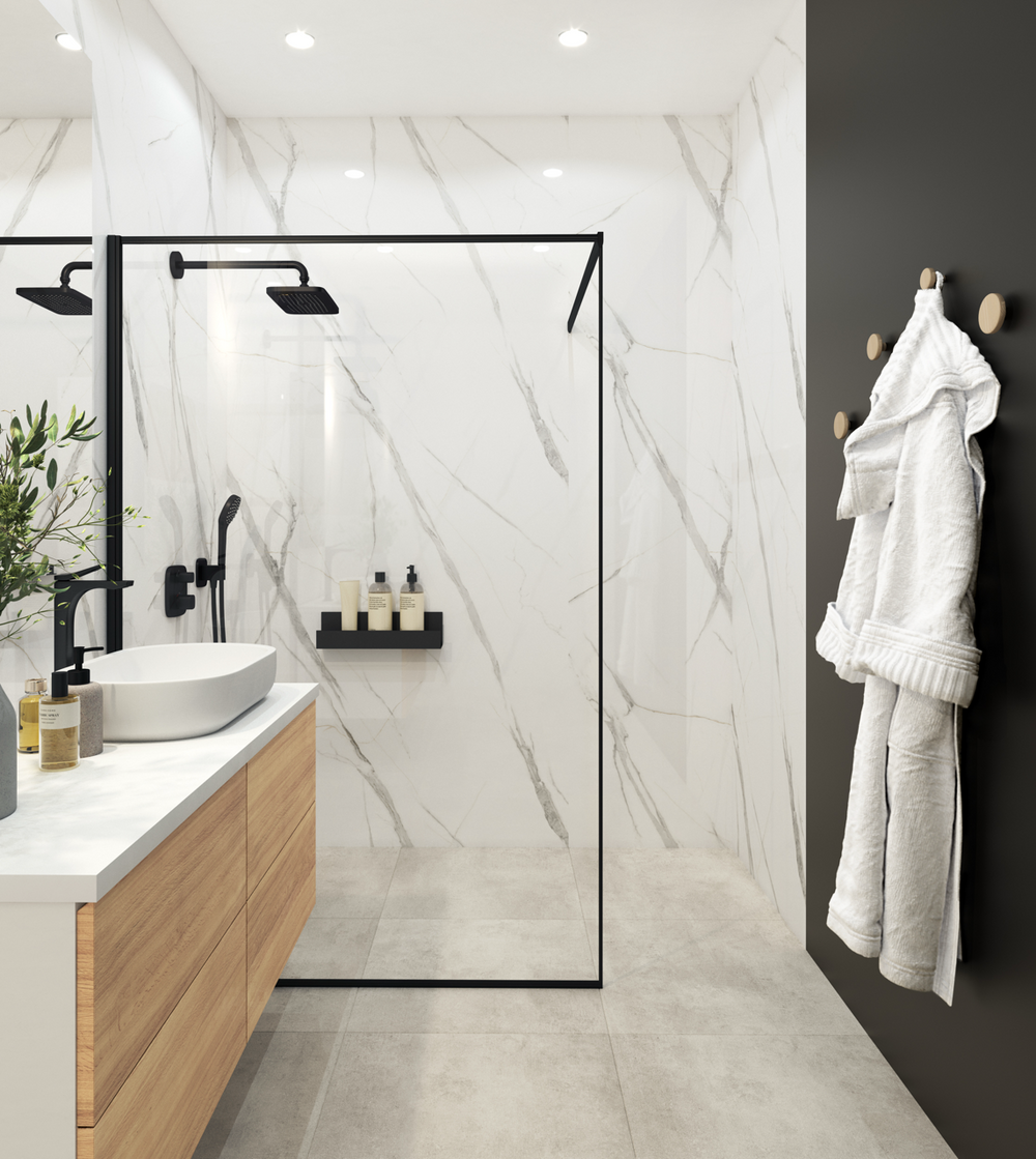 Wandpaneel Calacatta White XXL